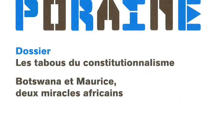 Les tabous du constitutionnalisme en Afrique « francophone »