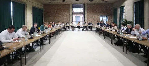 Séance de travail entre l'AFD et le gouvernement géorgien 